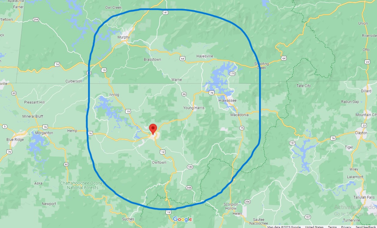 WCRY Service Map